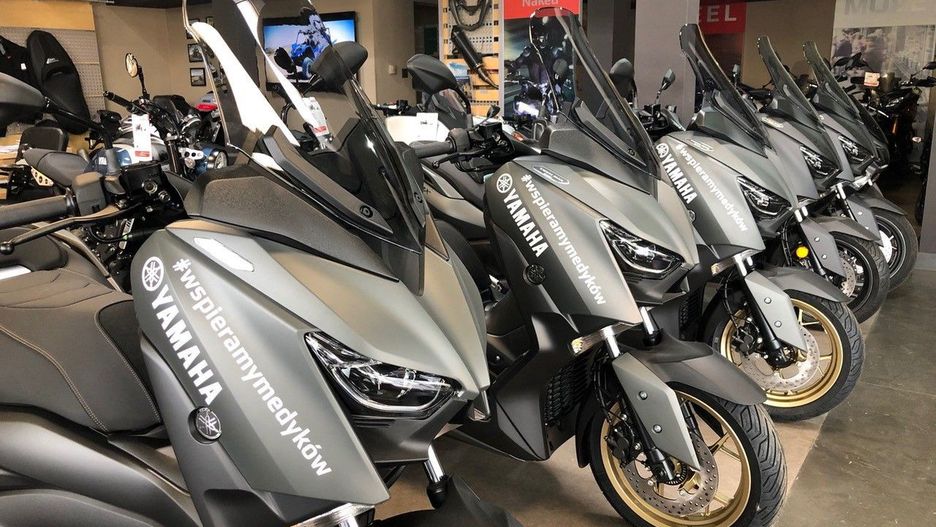 Koronawirus we Wrocławiu. Motocykle dla medyków. Yamaha wspiera w trudnym okresie