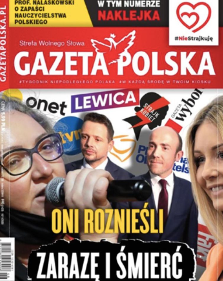 okładka "Gazety Polskiej", za którą Borys Budka pozwał Tomasza Sakiewicza