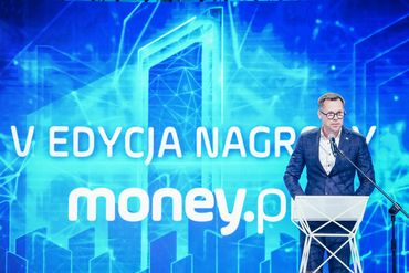 Jacek Świderski, prezes Wirtualna Polska Holding i członek Kapituły Nagrody Money.pl podczas gali rozdania nagród w 2023 r. 