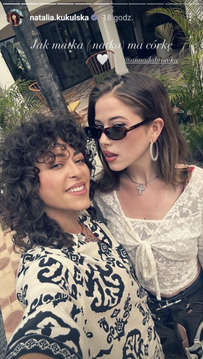Natalia Kukulska z córką 