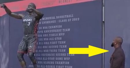 Legenda NBA zobaczyła własny pomnik. Wyglądała na zdziwioną