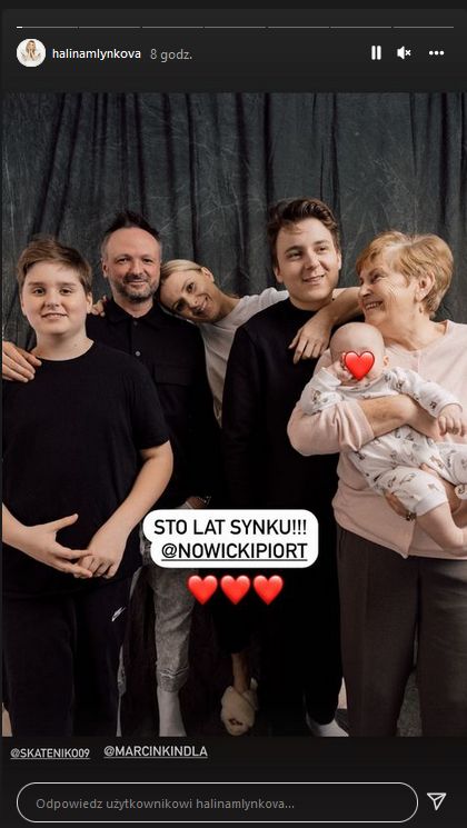 Halina Mlynkova pokazała syna z okazji urodzin