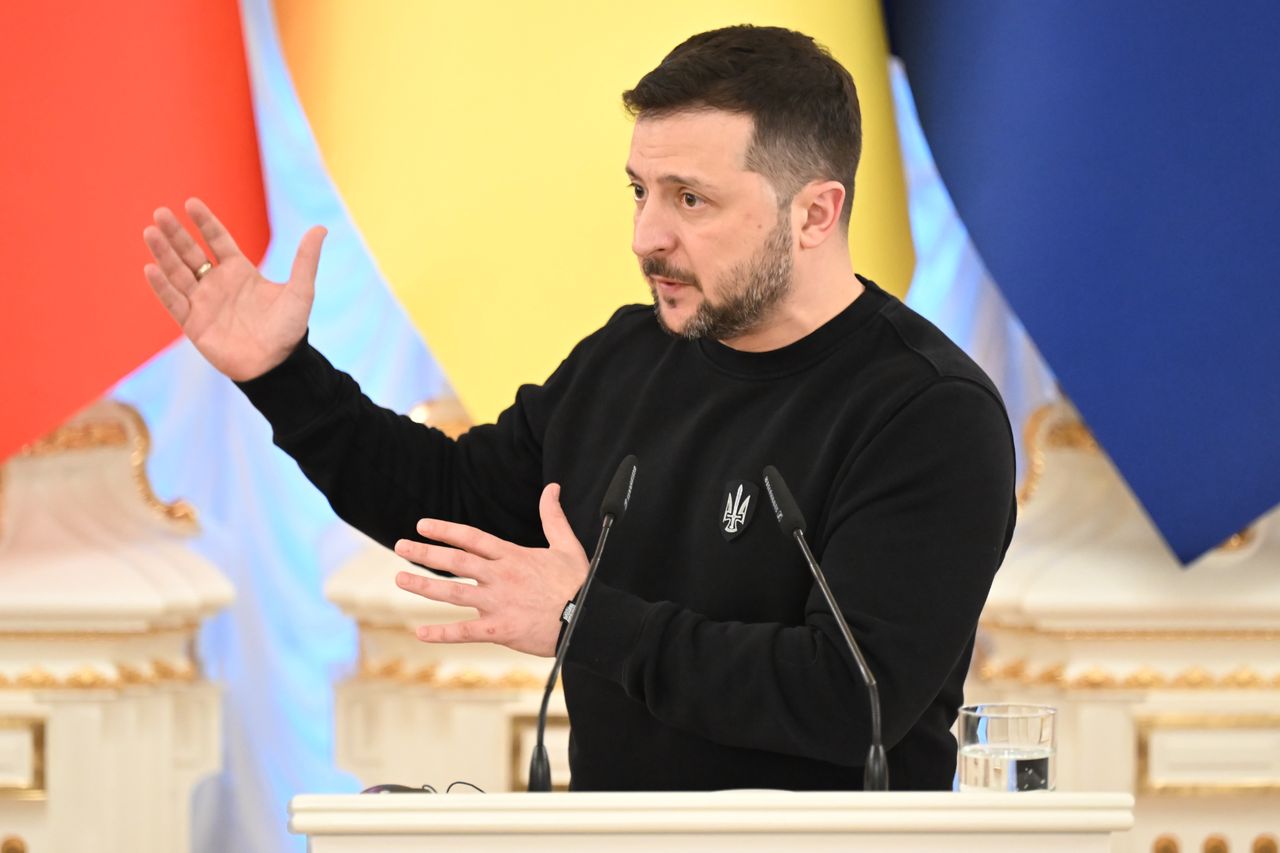 Ukrainian President Volodymyr Zelensky