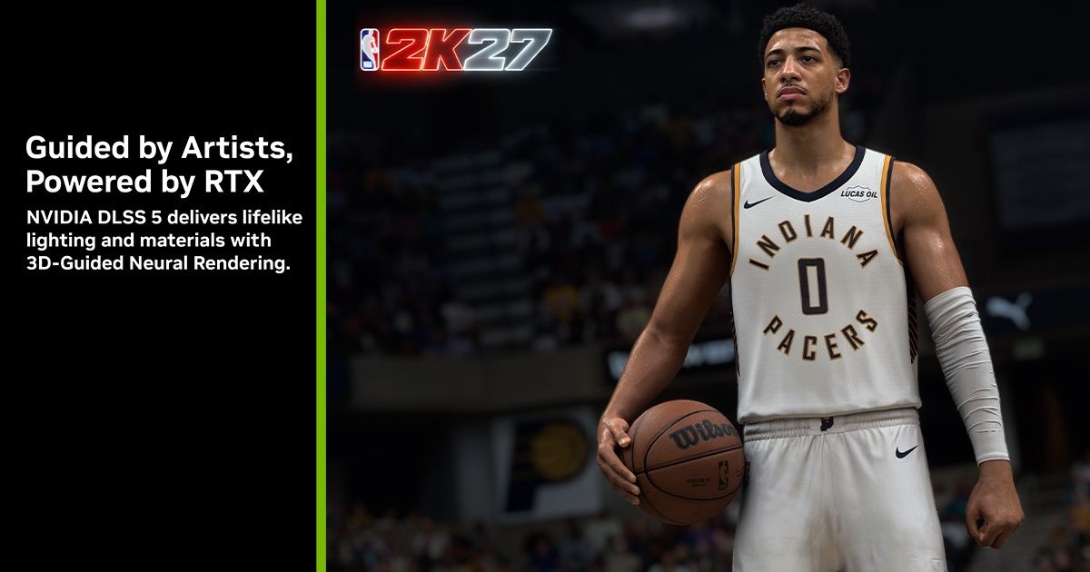 NVIDIA DLSS 5 w NBA 2K27