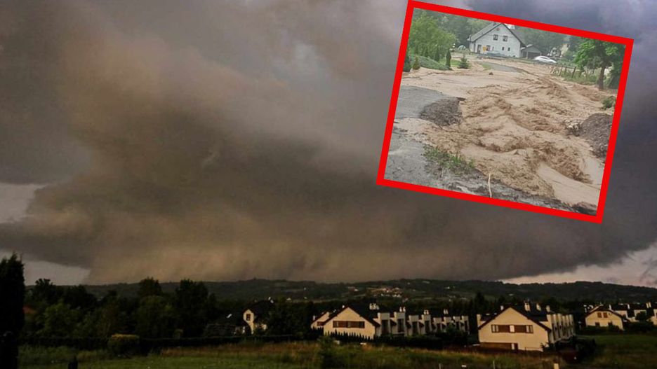 Burze na Podkarpaciu