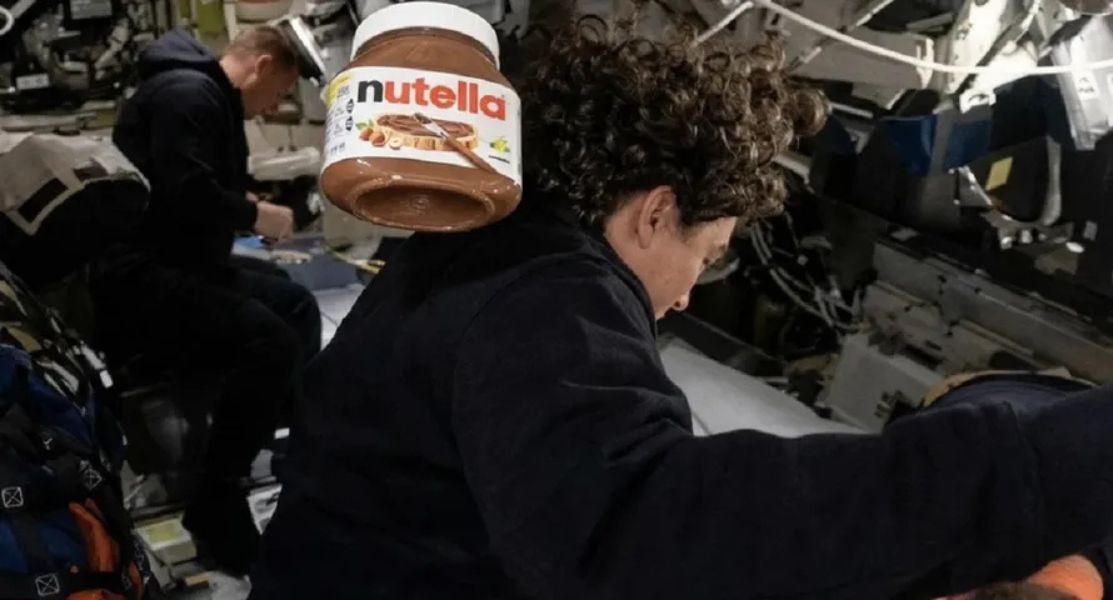 Nutella w kosmosie podbija internet. 108 mln zasięgu w dwa dni