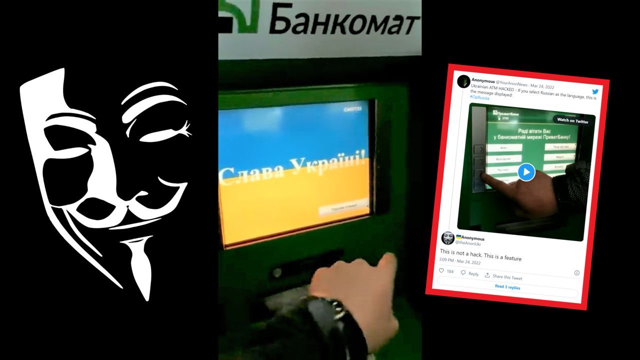 Bankomaty z niespodzianką dla Rosjan. Hakerzy pochwalili się akcją