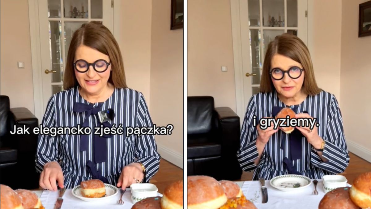 Jak jeść pączki, by się nie pobrudzić?