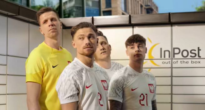 Polscy piłkarze w reklamie InPostu, ale bez Lewandowskiego