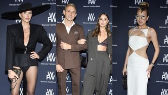 Celebryci lansują się na Warsaw Fashion Week: Rzeźniczakowie, Caroline Derpienski, Monika Goździalska BEZ SPODNI