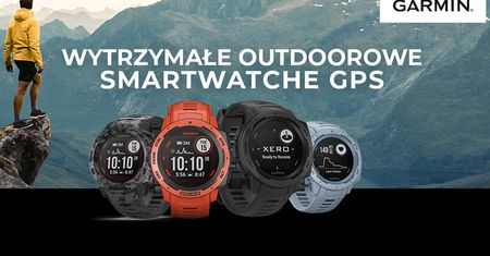 Zegarek dla tych, którzy nie trzymają się utartych szlaków. Taki jest Garmin Instinct