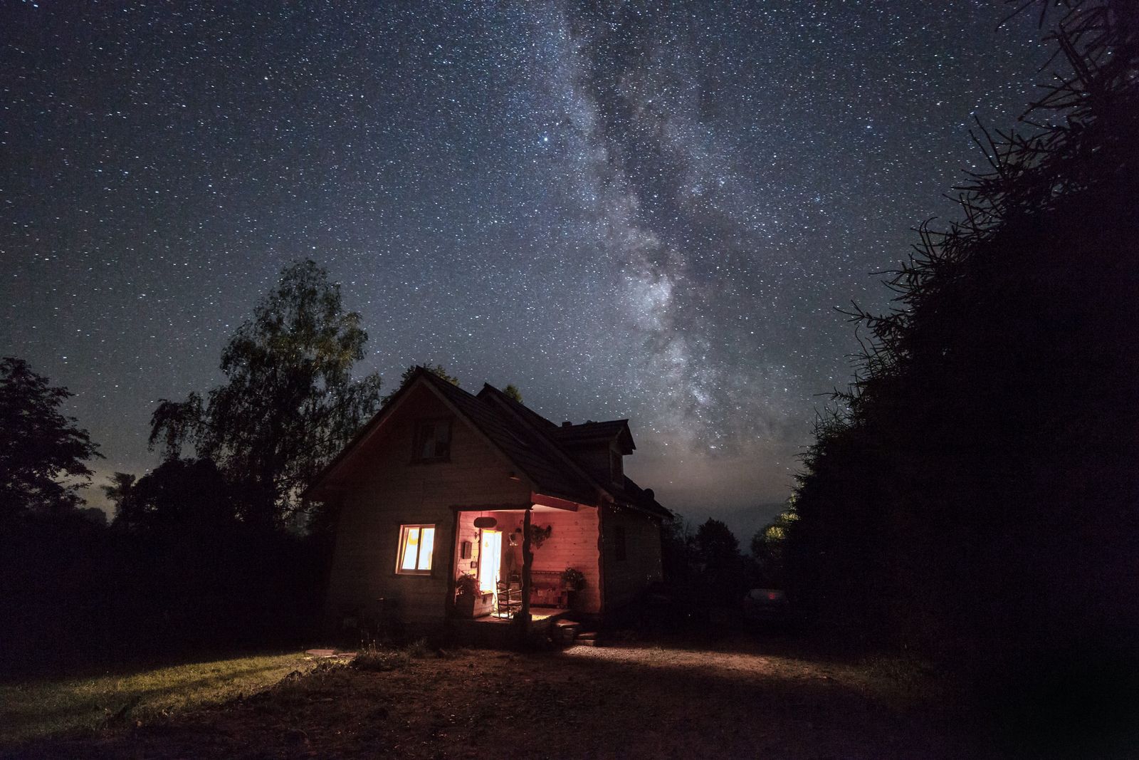 Pokazy nocnego nieba organizowane przez Edytę i Pawła 