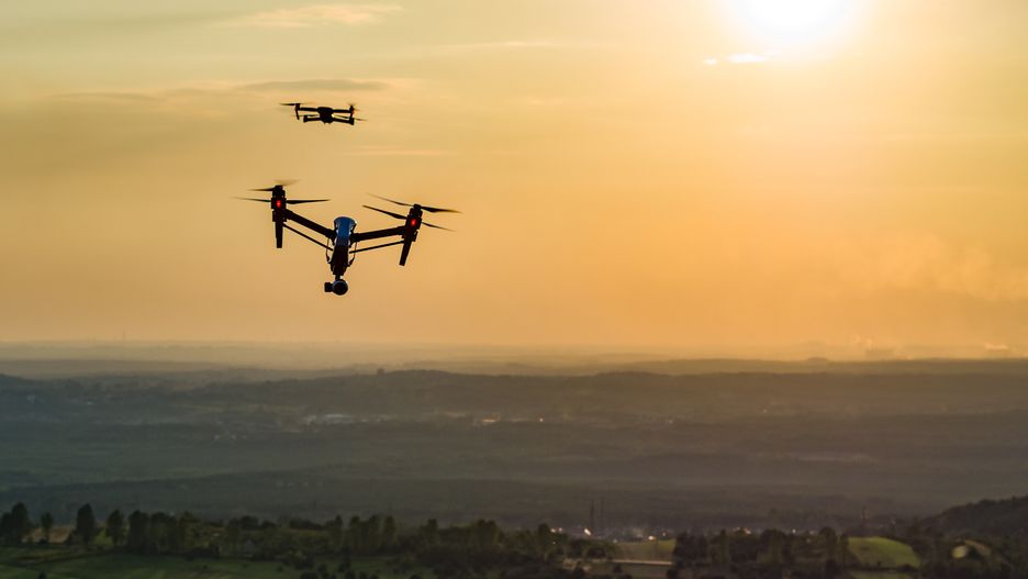 Osoby używające dronów dostrzegły nagłe problemy 