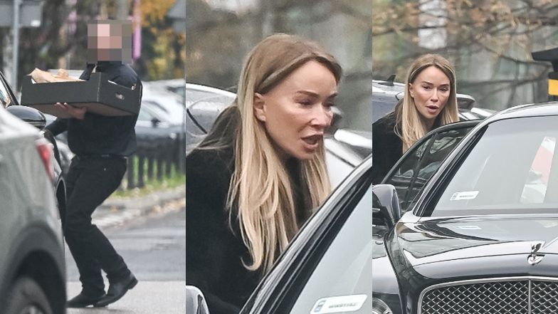 Joanna Przetakiewicz na zakupach z szoferem