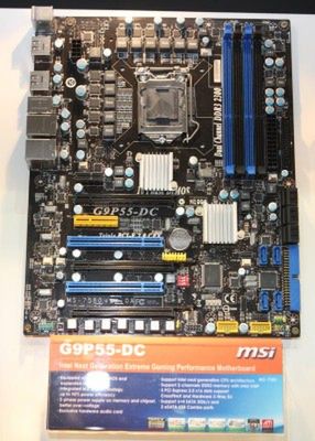 CeBIT 2009: MSI G9P55-DC 1