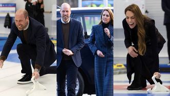 William i Kate rozegrali partyjkę curlingu. Księżna bawiła się w najlepsze na lodzie (ZDJĘCIA)