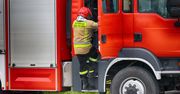 Łódź: Pożar auta. Zapalił się dostawczy fiat ducato. Strażacy odebrali liczne telefony od świadków. Co było przyczyną pożaru?