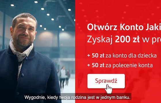 Marcin Dorociński reklamuje Konto Jakie Chcę w Santander Bank Polska z opcją dla nastolatków (wideo)