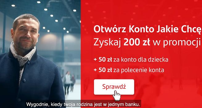 Marcin Dorociński reklamuje Konto Jakie Chcę w Santander Bank Polska z opcją dla nastolatków (wideo)