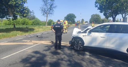 Tragiczny wypadek na DK92 w Kożuszkach-Parceli. Nie żyje 23-letnia motocyklistka!