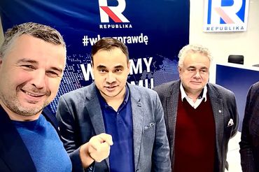 Łukasz Ciona z szefostwem Republiki