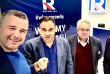 Łukasz Ciona z szefostwem Republiki