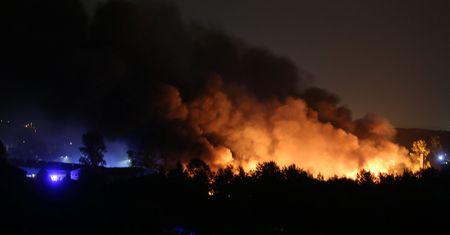 Sosnowiec. Pożar na wysypisku śmieci opanowany. Zawiadomiono prokuraturę