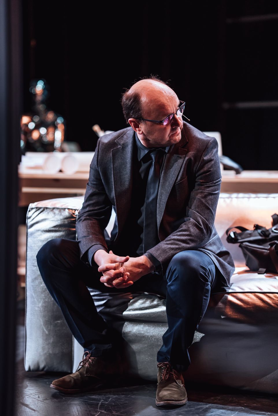 Adam Woronowicz w spektaklu "Gra"