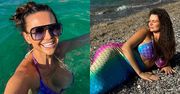 SYRENA Maja Rutkowski wygina się na greckiej plaży, prezentując kolorowy ogon. Nadałby się do "H2O - wystarczy kropla"?