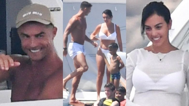 Georgina Rodriguez i Cristiano Ronaldo wypoczywają na rodzinnych wakacjach