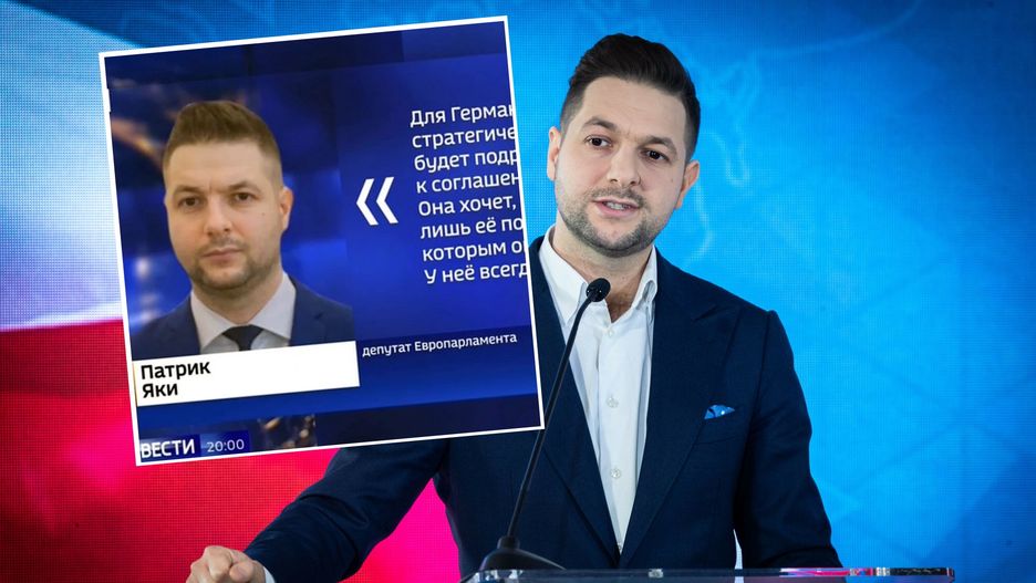 Słowa Patryka Jakiego pojawiły się w rosyjskiej reżimówce