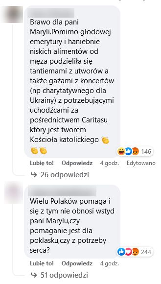 Internauci nie są zachwyceni podziękowaniami, którymi pochwaliła się Maryla Rodowicz 
