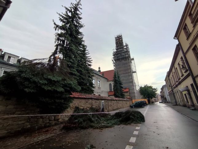 Trąba powietrzna przeszła k. Nowego Sącza