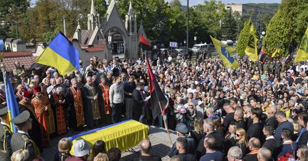 Pogrzeb Parubija we Lwowie. Politycy wskazują na Rosję
