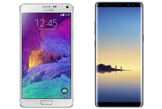 Galaxy Note 4 i Galaxy Note 8