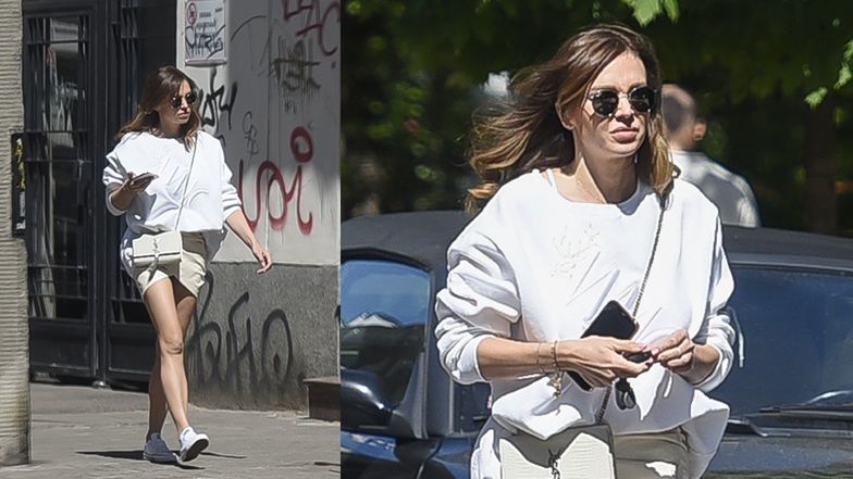 Anna Wendzikowska na mieście 