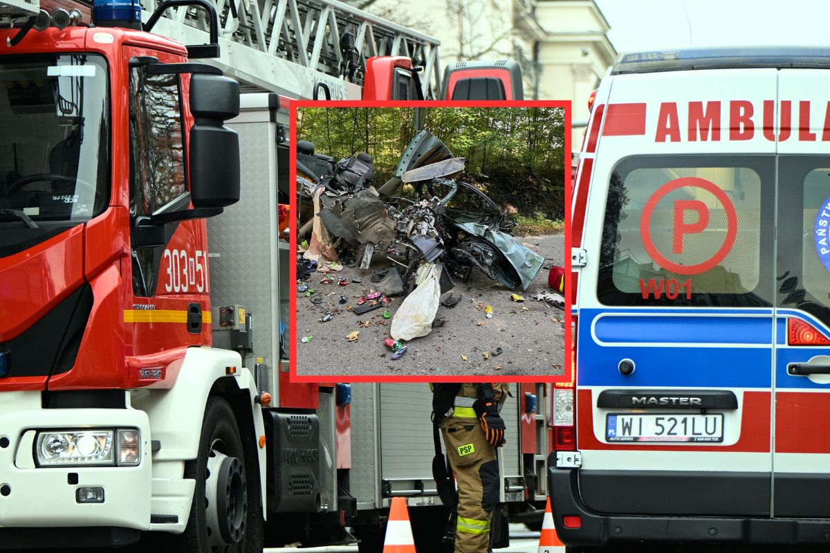Z auta zostały strzępy. 28-latek zginął na miejscu