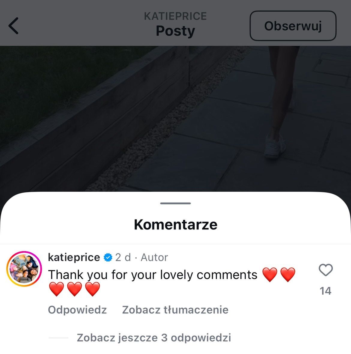 Komentarz Katie