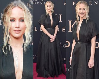 Jennifer Lawrence świętuje premierę w ponurej sukni od Diora