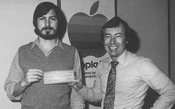 Steve Jobs i Mike Markkula (Fot. Mac-History.net)