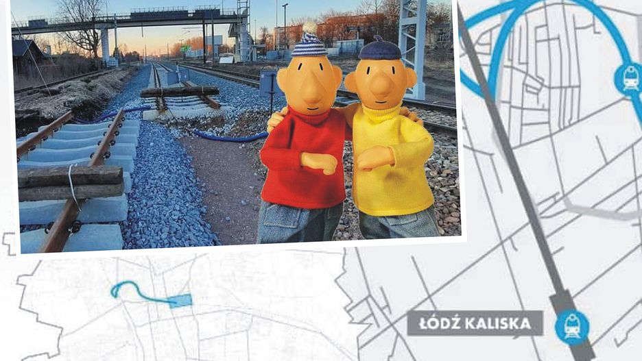 Łódź. Dwa odcinki nowych torów "nie spotkały się" w pionie i poziomie 