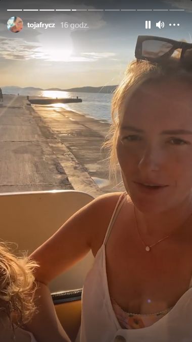 Olga Frycz relacjonuje pobyt w Chorwacji. Pokazała m.in. przejażdżkę kolejką