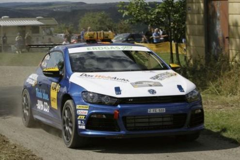 Carlos Sainz i Scirocco R na Rajdzie Niemiec