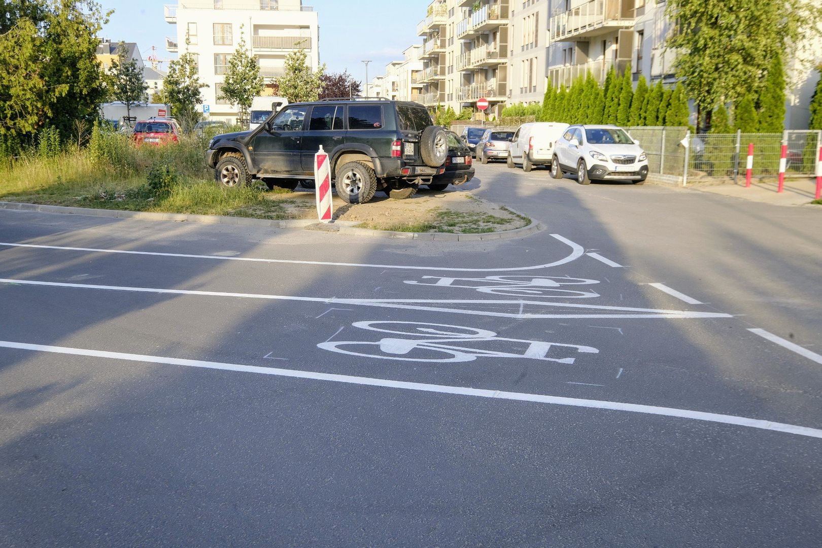 Ścieżka rowerowa na Naramowicach