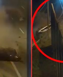 Wypadek na S12. Siła była tak ogromna, że z samochodu wypadł silnik