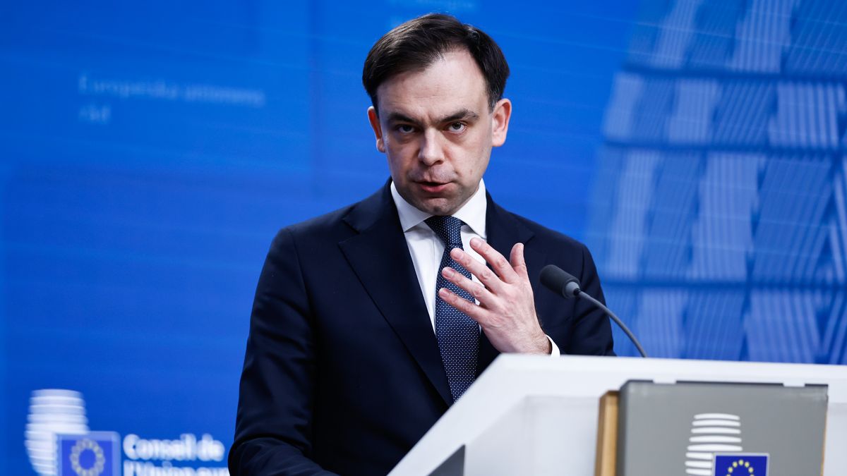 Andrzej Domanski, Poland's finance minster, during a news conference at the Economic and Financial Affairs Council (ECOFIN) meeting at the European Council headquarters in Brussels, Belgium, on Tuesday, March 11, 2025. EU policymakers are scrambling to ramp up the bloc's defense funding and support for Ukraine after Donald Trump halted aid to Kyiv. Photographer: Simon Wohlfahrt/Bloomberg via Getty Images