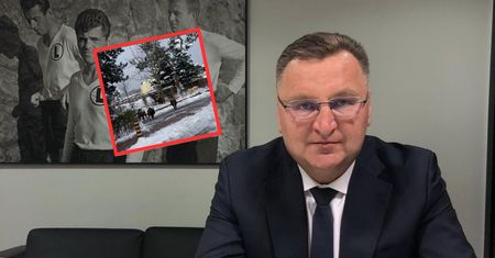 "Czwórka w linii". Michniewicz pokazał, co spotkało go w Gdyni
