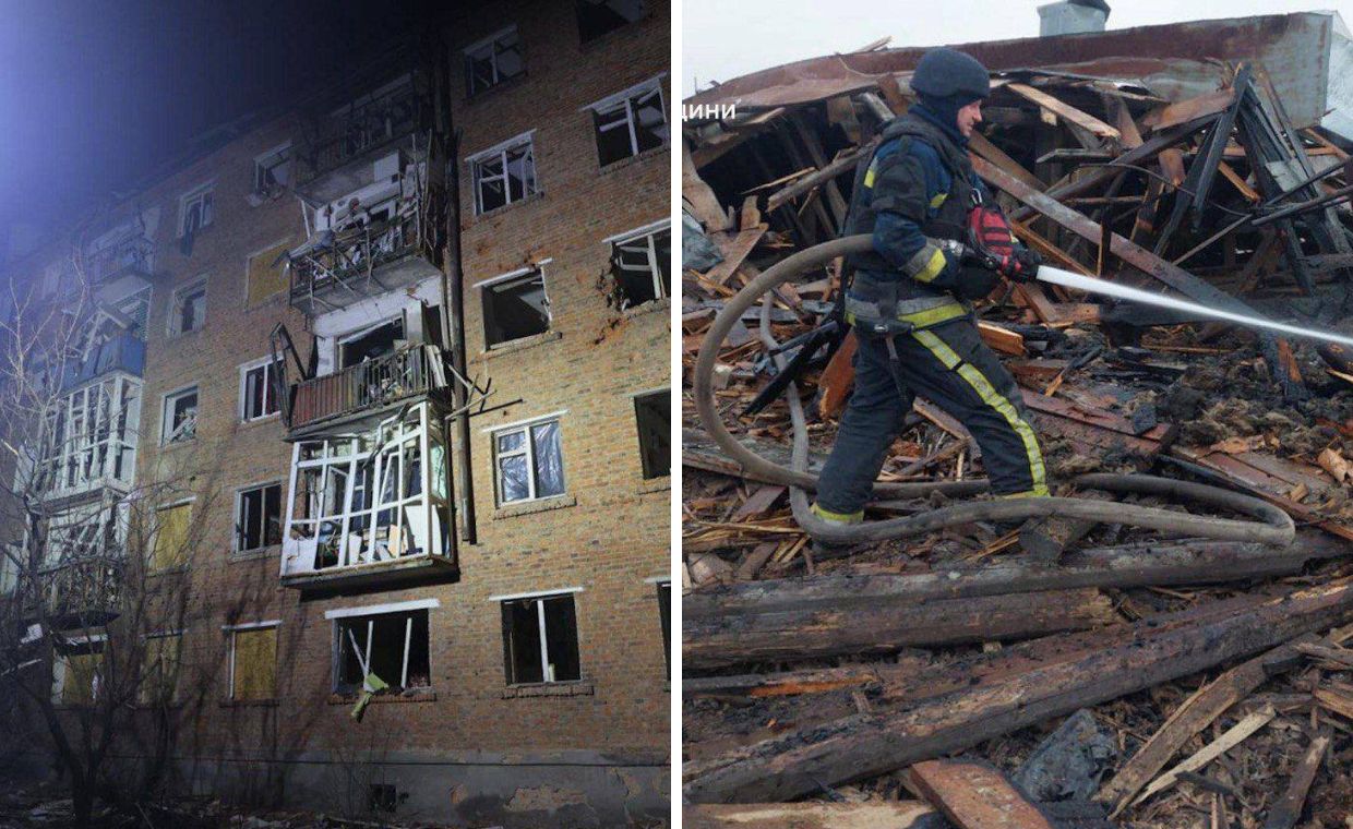 Dwie osoby nie żyją, ponad 20 rannych. Nocne ataki Rosjan w Ukrainie