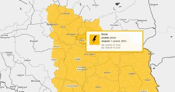 Alert pogodowy IMGW: Burze, silny wiatr i grad. Wydano ostrzeżenie dla mieszkańców!