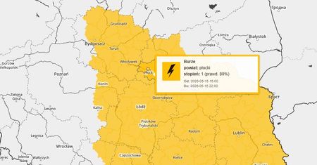 Alert pogodowy IMGW: Burze, silny wiatr i grad. Wydano ostrzeżenie dla mieszkańców!